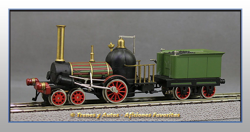 Locomotora vapor La Prussia - Berlín Potsdam